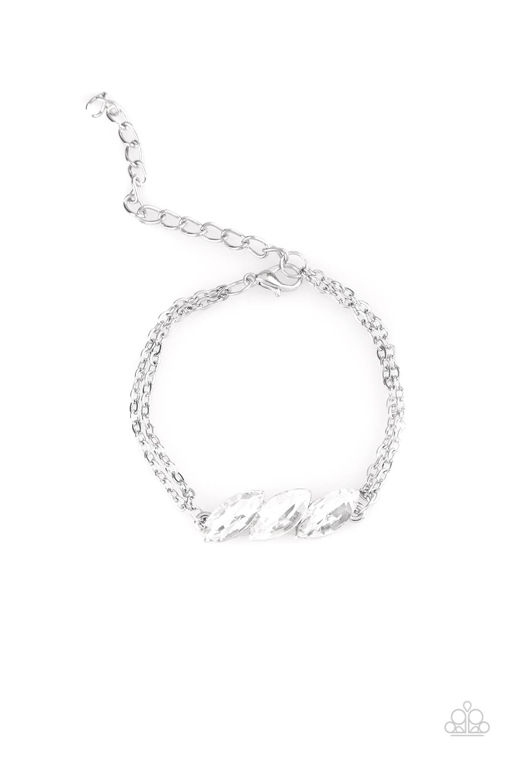 Pretty Priceless - White Bracelet freeshipping - JewLz4u Gemstone Gallery
