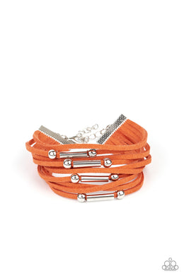 Back To BACKPACKER - Orange Urban Bracelet freeshipping - JewLz4u Gemstone Gallery