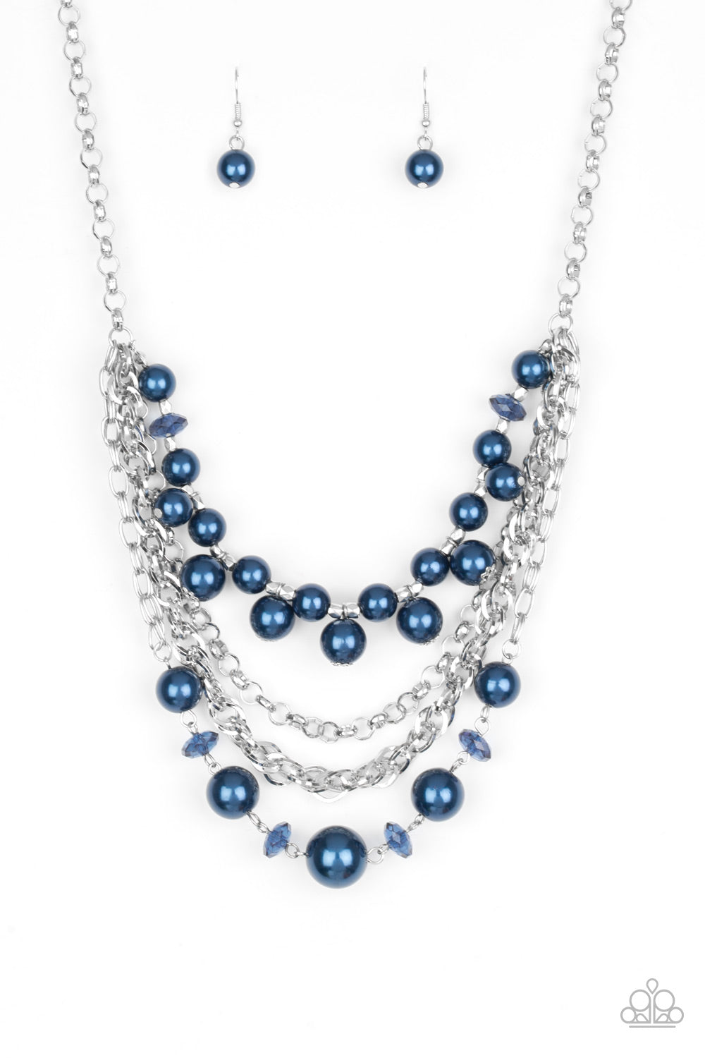 Rockin' Rockette - Blue Necklace freeshipping - JewLz4u Gemstone Gallery