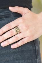 Load image into Gallery viewer, Collect Up Front Brass Ring freeshipping - JewLz4u Gemstone Gallery
