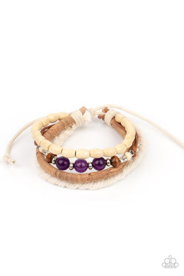 Natural-Born Navigator - Purple Bracelet freeshipping - JewLz4u Gemstone Gallery