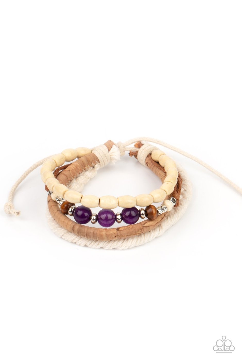 Natural-Born Navigator - Purple Bracelet freeshipping - JewLz4u Gemstone Gallery
