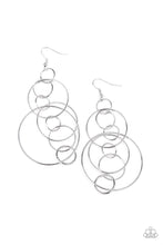 Load image into Gallery viewer, Running Circles Around You Silver Earring freeshipping - JewLz4u Gemstone Gallery
