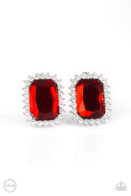 Load image into Gallery viewer, Downtown Dapper - Red Clip-On Earring freeshipping - JewLz4u Gemstone Gallery
