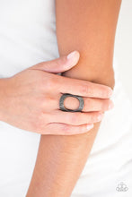 Load image into Gallery viewer, Tour de Contour - Black Ring freeshipping - JewLz4u Gemstone Gallery
