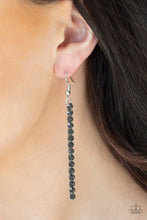 Load image into Gallery viewer, Grunge Meets Glamour - Silver (Hematite) Earring
