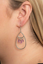 Load image into Gallery viewer, Shimmer Advisory - Purple Earrings freeshipping - JewLz4u Gemstone Gallery
