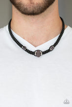 Load image into Gallery viewer, Maui Beach Black Urban Necklace freeshipping - JewLz4u Gemstone Gallery
