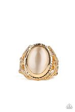 Load image into Gallery viewer, Deep Freeze - Gold (Cat&#39;s Eye)Ring
