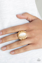 Load image into Gallery viewer, Deep Freeze - Gold (Cat&#39;s Eye)Ring
