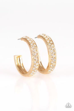 Cash Flow - Gold Hoop Earring freeshipping - JewLz4u Gemstone Gallery