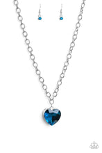 Load image into Gallery viewer, Flirtatiously Flashy Blue Necklace
