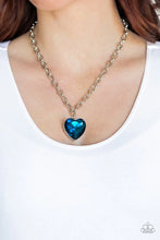 Load image into Gallery viewer, Flirtatiously Flashy Blue Necklace
