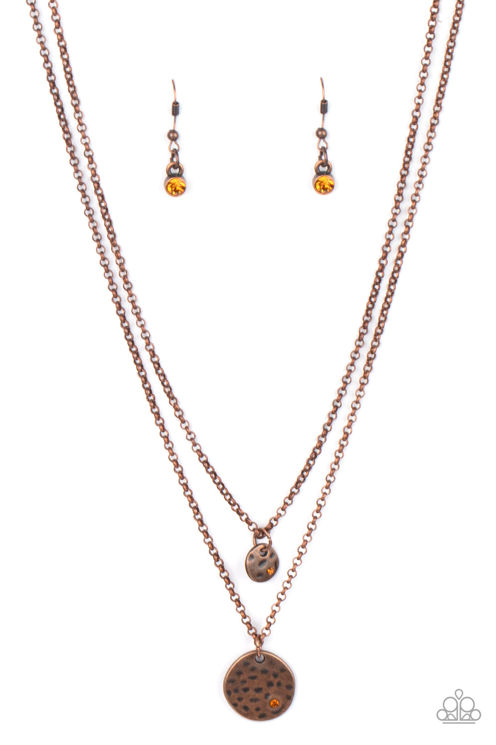 Modern Minimalist - Copper Necklace freeshipping - JewLz4u Gemstone Gallery