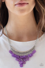 Load image into Gallery viewer, Rio Rainfall - Purple Necklace
