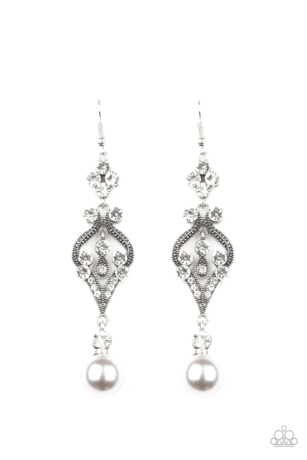 Elegantly Extravagant - Silver Earring