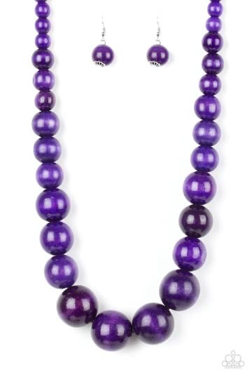 Effortlessly Everglades Purple Necklace freeshipping - JewLz4u Gemstone Gallery