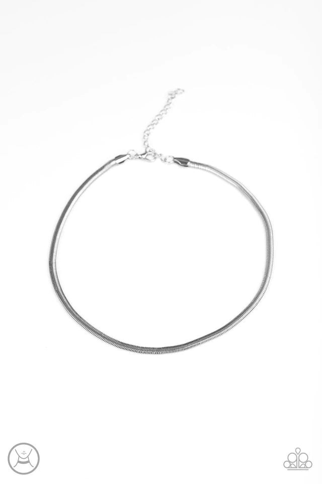 Flat Out Fierce - Silver Choker