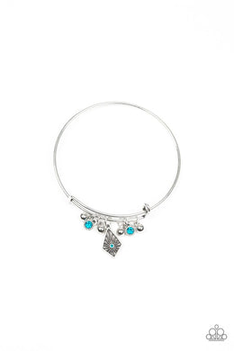 Treasure Charms Blue Bracelet freeshipping - JewLz4u Gemstone Gallery