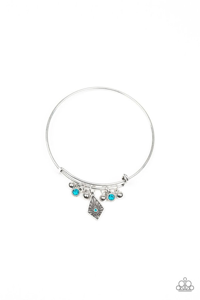 Treasure Charms Blue Bracelet freeshipping - JewLz4u Gemstone Gallery