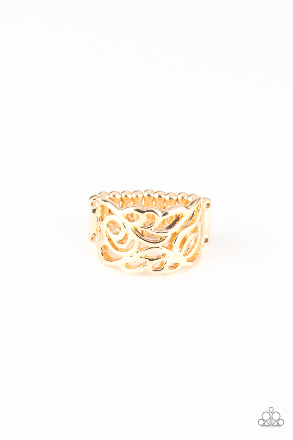 Ivy Leaguer Gold Ring freeshipping - JewLz4u Gemstone Gallery
