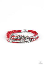 Load image into Gallery viewer, Star-Studded Affair - Red Bracelet freeshipping - JewLz4u Gemstone Gallery
