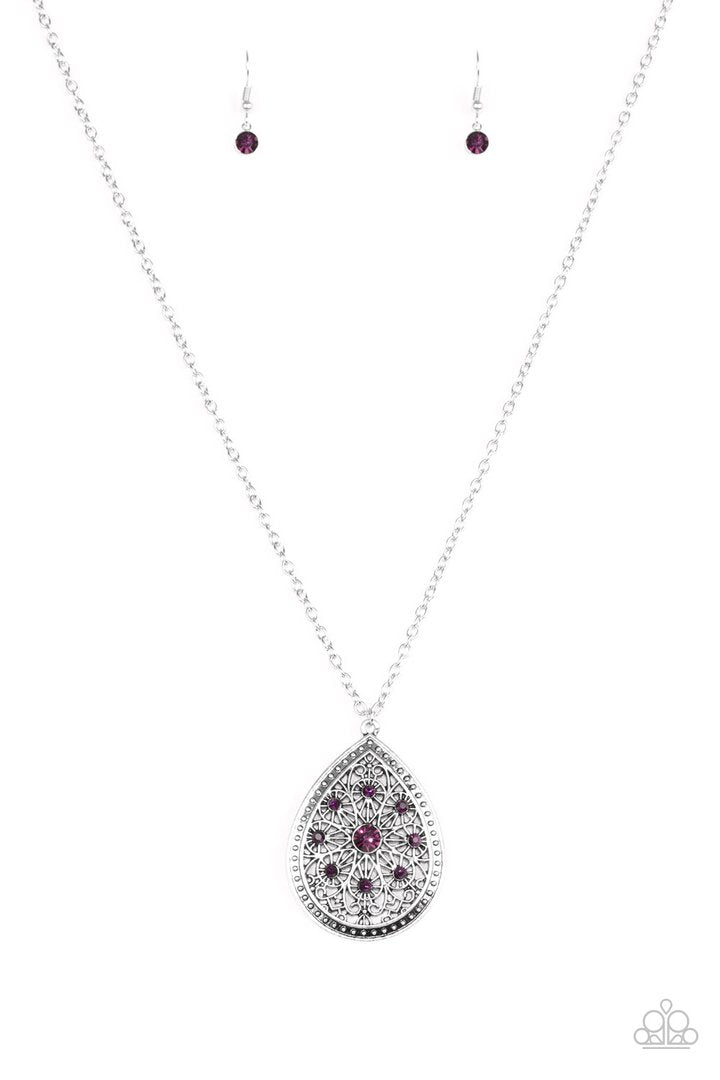 I Am Queen - Purple Necklace freeshipping - JewLz4u Gemstone Gallery