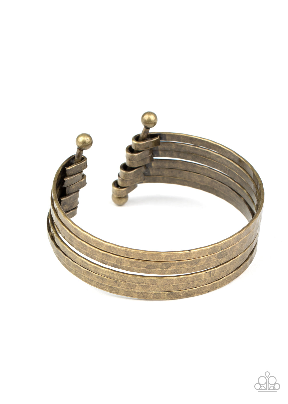 BAUBLE-Headed Brass Bracelet freeshipping - JewLz4u Gemstone Gallery