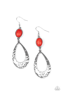 Badlands Baby - Red Earring freeshipping - JewLz4u Gemstone Gallery