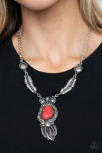 Load image into Gallery viewer, Ruler of The Roost - Red Necklace

