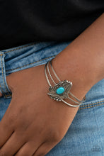 Load image into Gallery viewer, Sahara Solstice - Blue (Turquoise) Bracelet freeshipping - JewLz4u Gemstone Gallery

