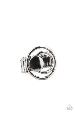 Edgy Eclipse - Black Ring freeshipping - JewLz4u Gemstone Gallery