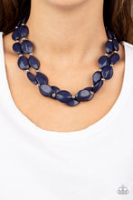 Load image into Gallery viewer, Two-Story Stunner Blue Necklace freeshipping - JewLz4u Gemstone Gallery
