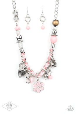 Charmed, I Am Sure - Pink Necklace freeshipping - JewLz4u Gemstone Gallery