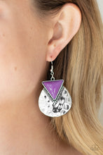 Load image into Gallery viewer, Road Trip Treasure - Purple Earring freeshipping - JewLz4u Gemstone Gallery
