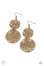 Load image into Gallery viewer, HARDWARE-Headed - Brass Earring freeshipping - JewLz4u Gemstone Gallery
