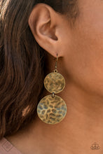 Load image into Gallery viewer, HARDWARE-Headed - Brass Earring freeshipping - JewLz4u Gemstone Gallery
