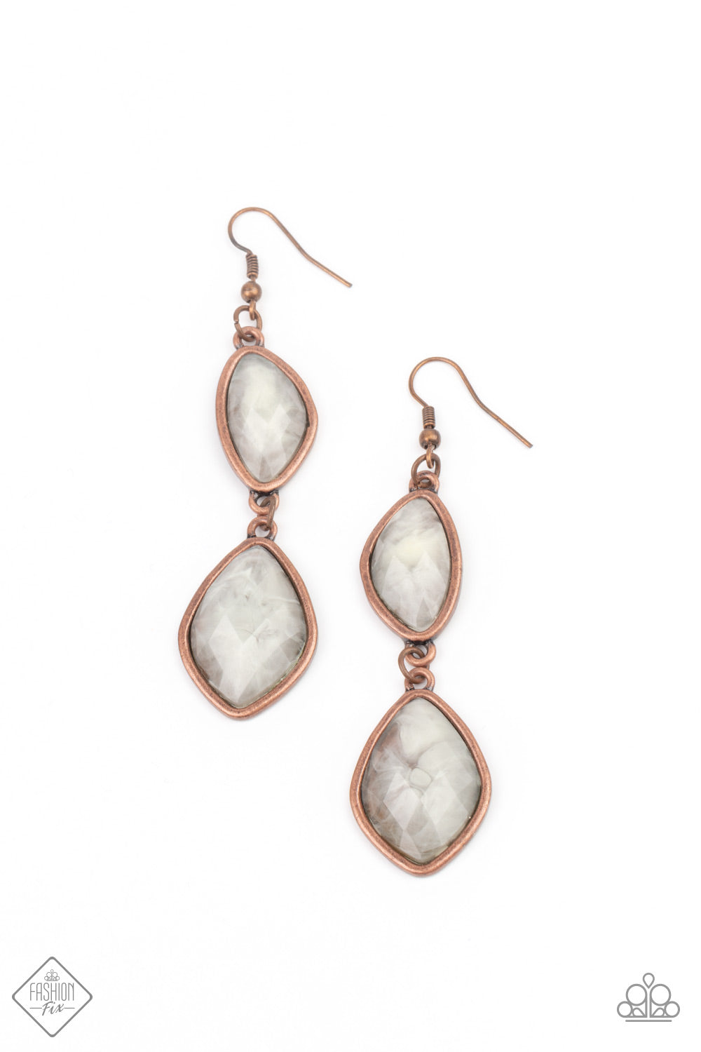 The Oracle Has Spoken Copper Earring freeshipping - JewLz4u Gemstone Gallery