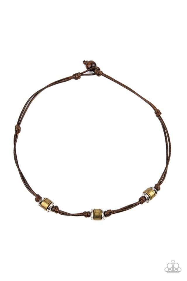 Renegade Ranger  - Brown Urban Necklace freeshipping - JewLz4u Gemstone Gallery