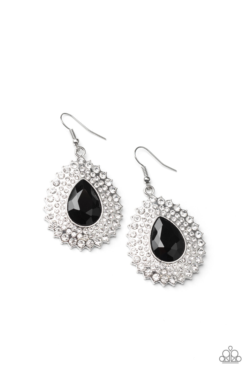 Exquisitely Explosive - Black Earring freeshipping - JewLz4u Gemstone Gallery