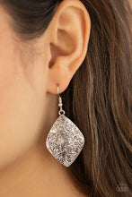 Load image into Gallery viewer, Flauntable Florals Silver Earring freeshipping - JewLz4u Gemstone Gallery
