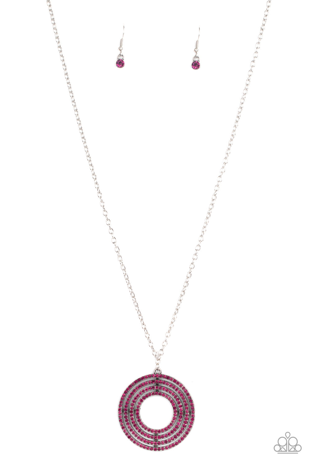 High-Value Target - Pink Necklace freeshipping - JewLz4u Gemstone Gallery