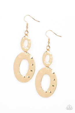 Bring On The Basics Gold Earrings freeshipping - JewLz4u Gemstone Gallery