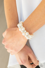 Load image into Gallery viewer, Flirt Alert - White (Pearls) Bracelet freeshipping - JewLz4u Gemstone Gallery
