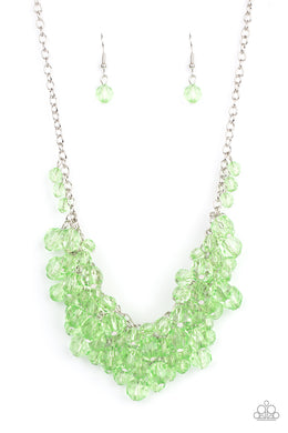 Let The Festivities Begin - Green Necklace freeshipping - JewLz4u Gemstone Gallery