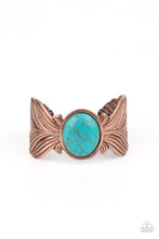 Load image into Gallery viewer, Born to Soar - Copper (Turquoise) Bracelet
