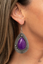 Load image into Gallery viewer, Western Fantasy - Purple Earring freeshipping - JewLz4u Gemstone Gallery
