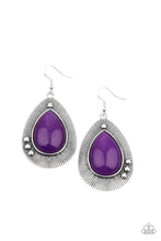 Load image into Gallery viewer, Western Fantasy - Purple Earring freeshipping - JewLz4u Gemstone Gallery
