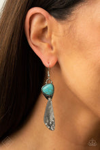 Load image into Gallery viewer, Going-Green Goddess - Blue (Turquoise) Earring (SSF-0321)
