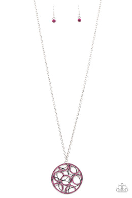 Thanks a MEDALLION - Pink Necklace freeshipping - JewLz4u Gemstone Gallery